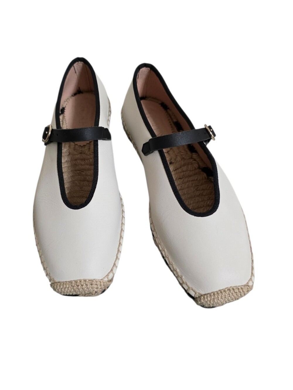 J. Crew Mary Jane Espadrilles in White Size 6
